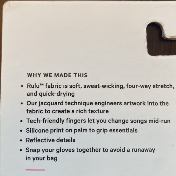 Lululemon Womens Rulu Gloves - Picture 11 of 11